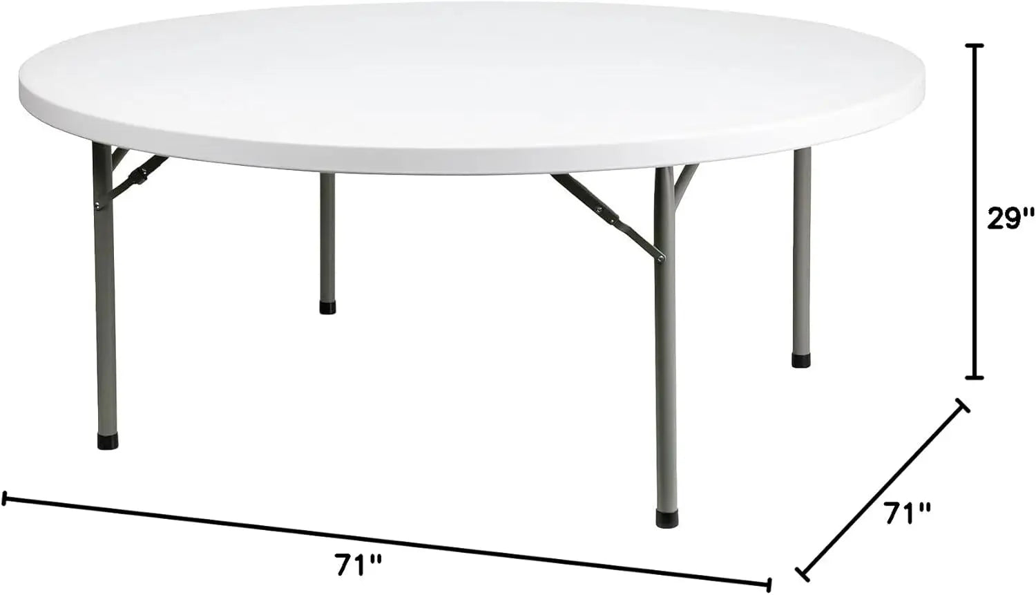Furniture Elon Plastic Folding Event Table