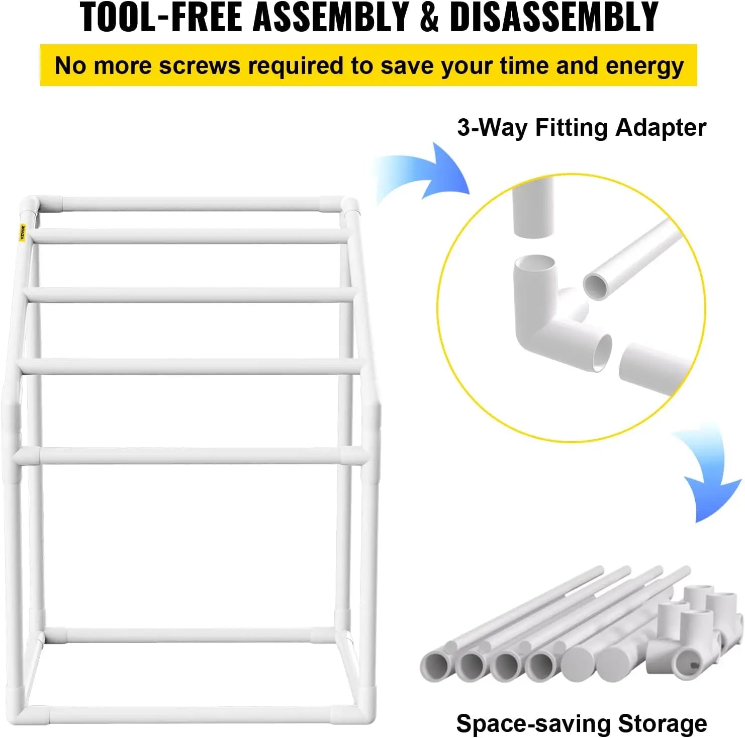 Outdoor PVC Trapedozal Poolside Storage Organizer
