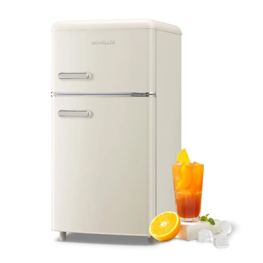 Mini Dual Door Refrigerator with Freezer
