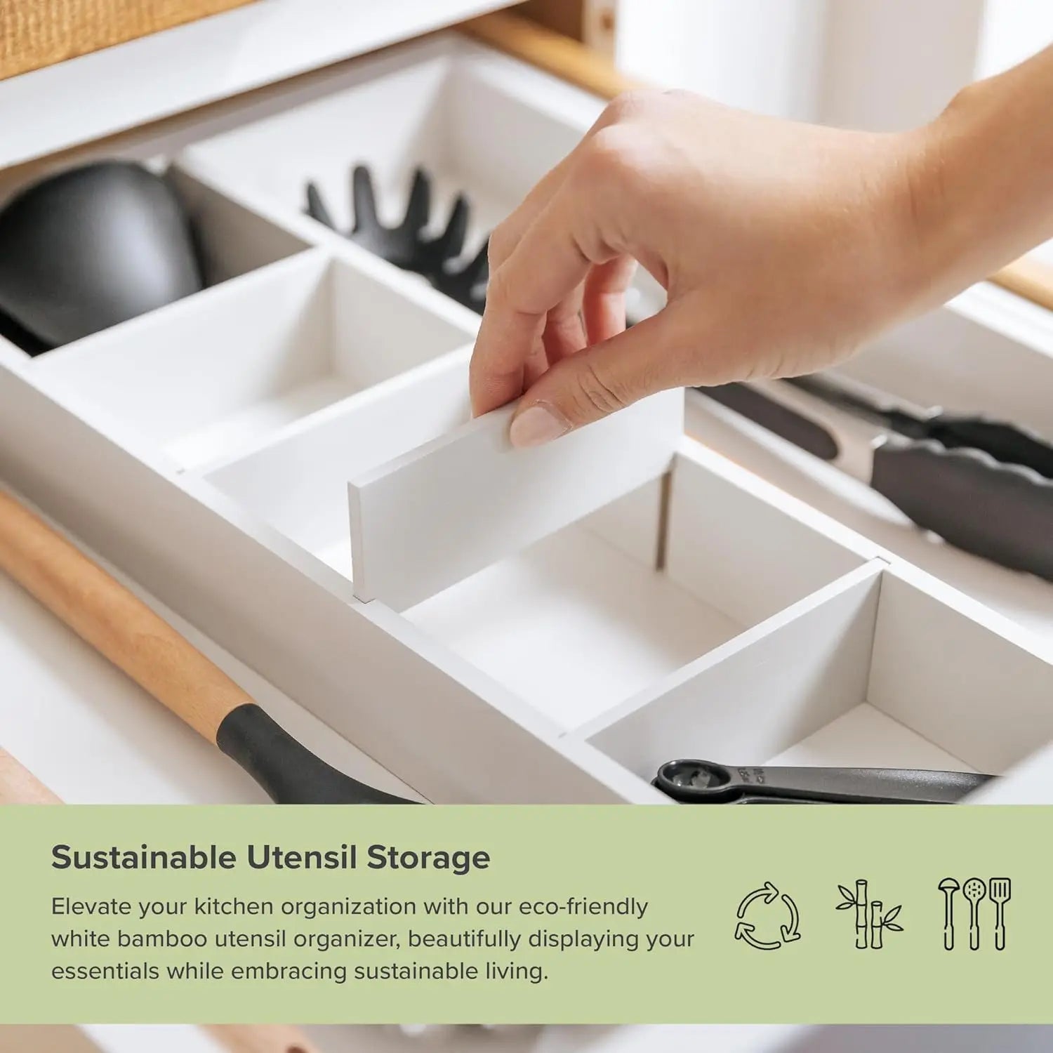 Adjustable Kitchen Drawer Organizer