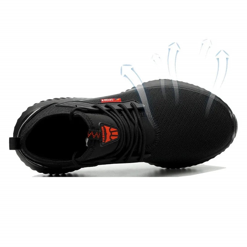 Safety Anti-Smashing Shoes Steel Toe Work Shoes