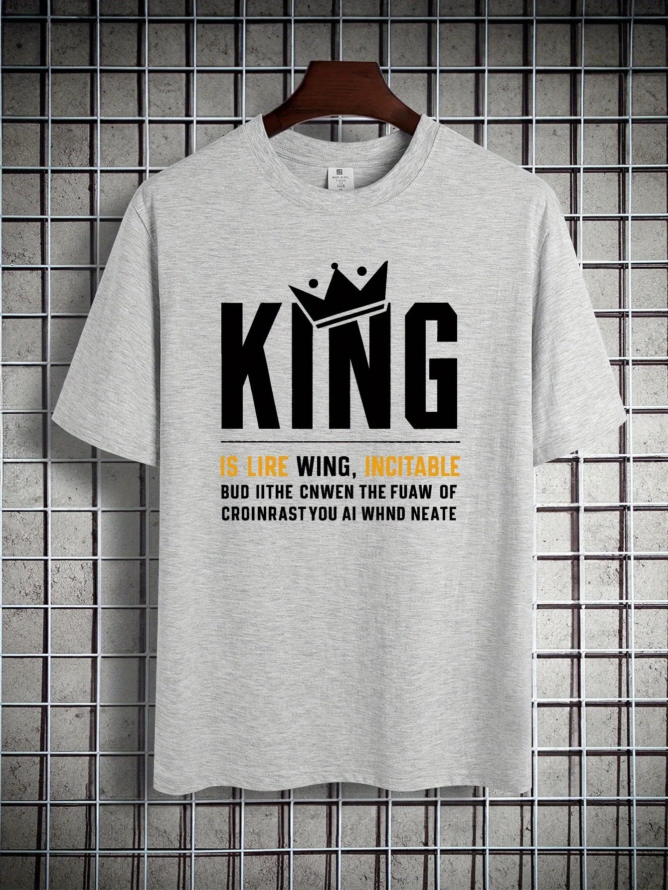 Cotton short-sleeved T-shirt American fashion