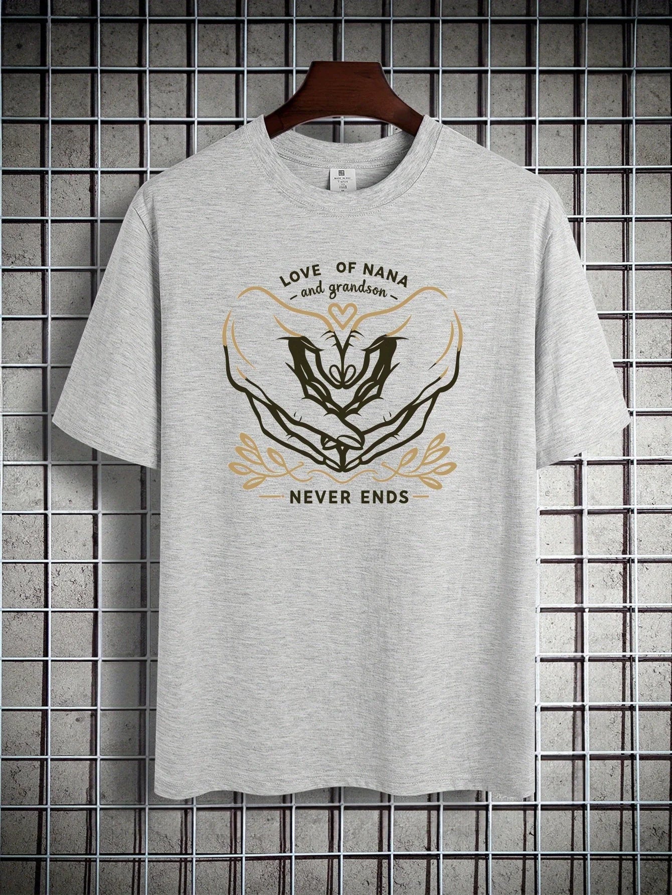 Fashion Print Cotton short-sleeved T-shirt American fashion