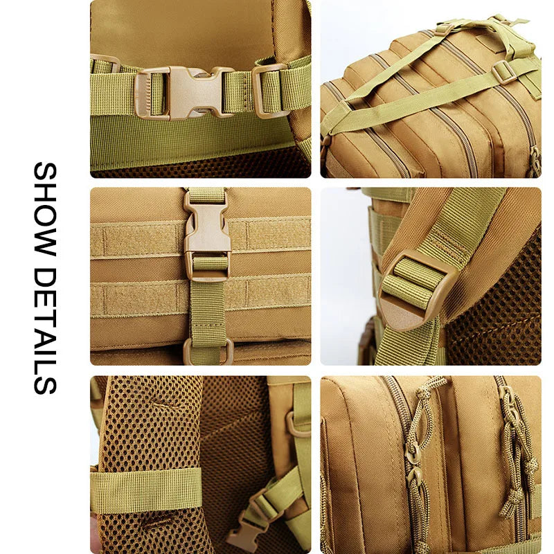 Tactical Backpack Nylon Waterproof Rucksacks Army Bag