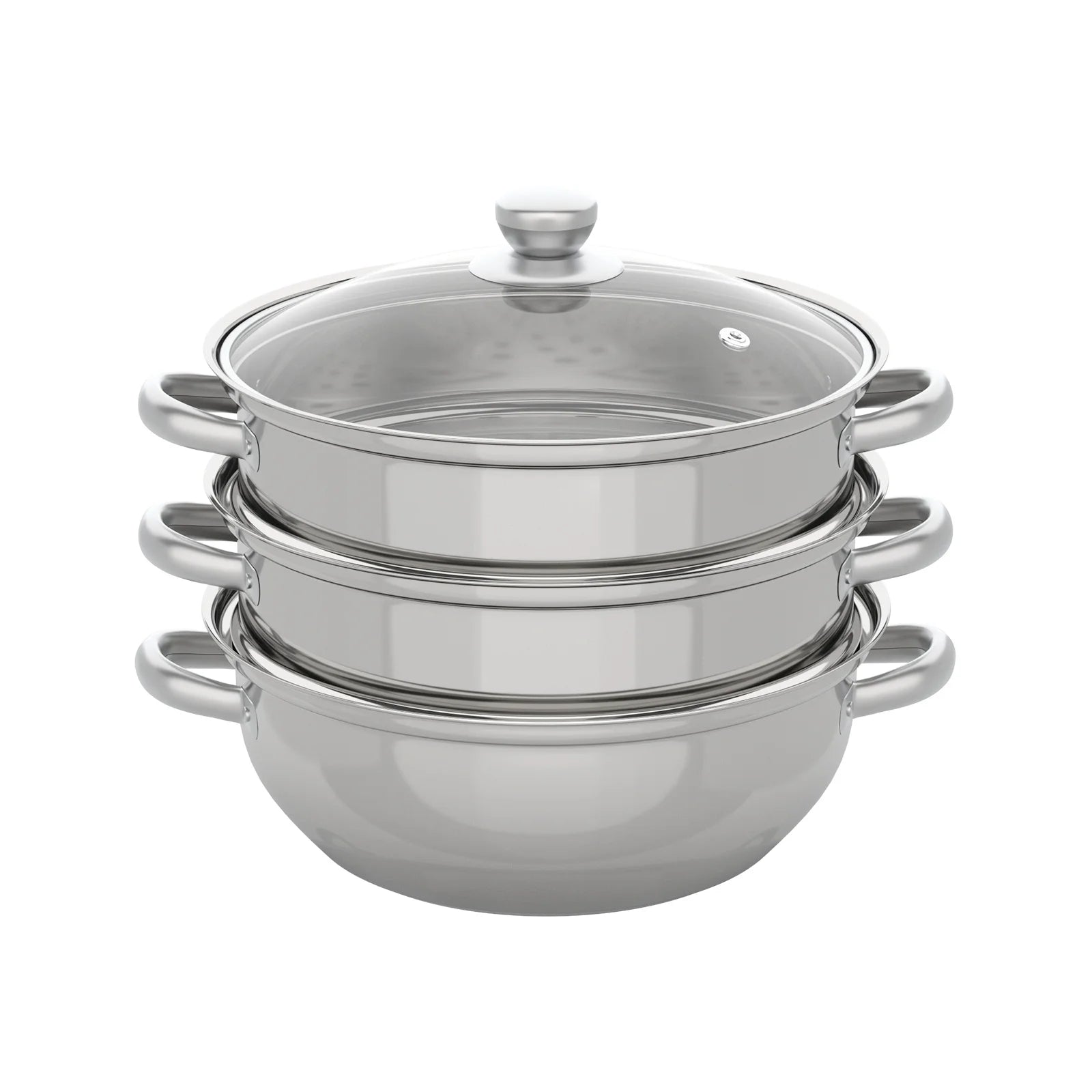 3-Tier Stainless Steel Steamer