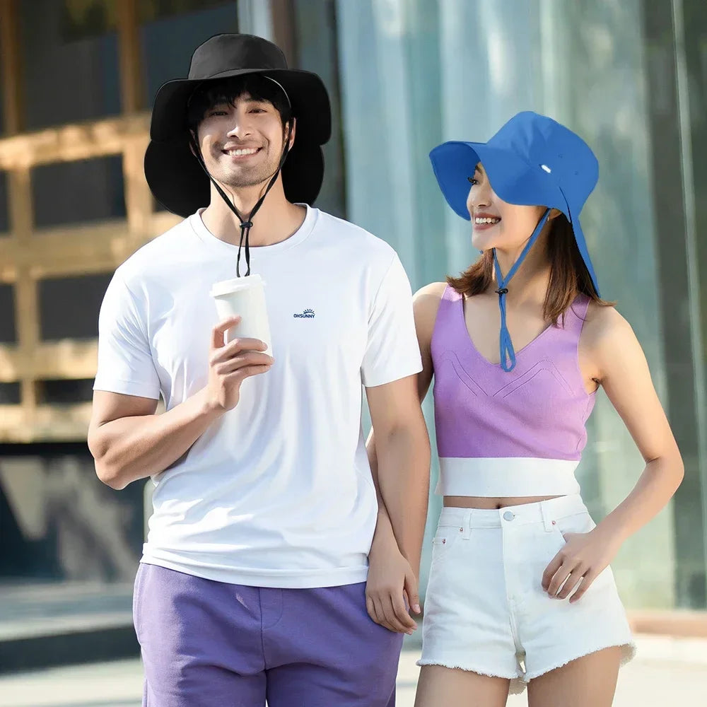 OhSunny Bucket Hat with Double Brim