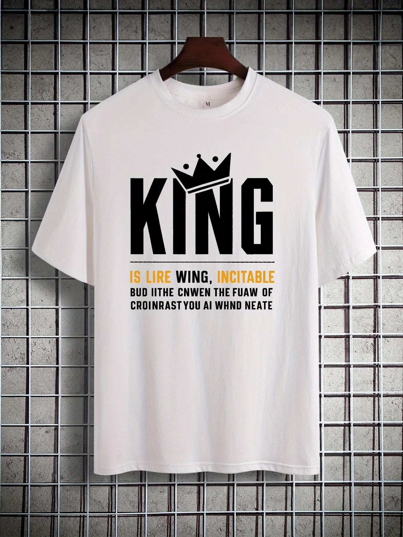 Cotton short-sleeved T-shirt American fashion