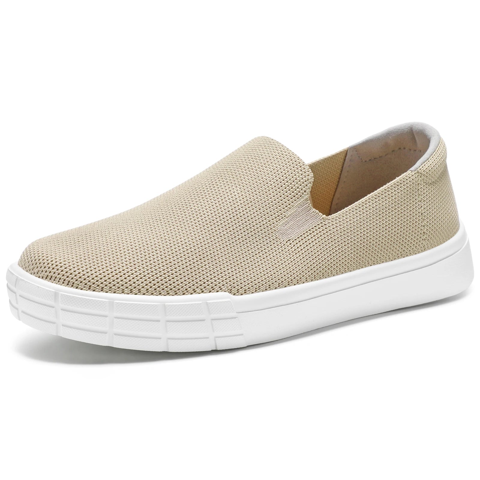 Women Breathable Loafers Comfortable Knit Casual Shoes
