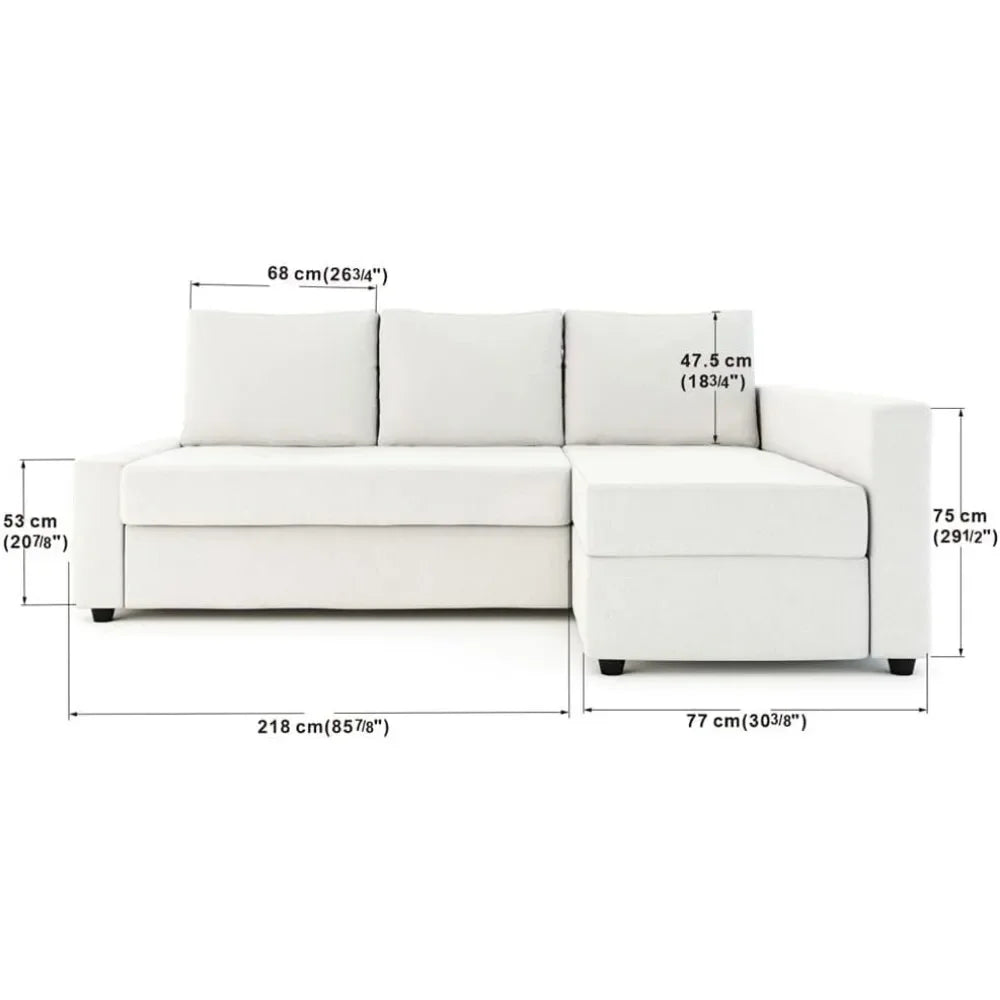 Friheten with Chaise Corner Cover Sofa Bed
