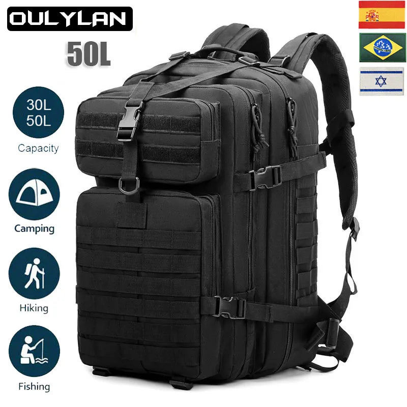 Tactical Backpack Nylon Waterproof Rucksacks Army Bag