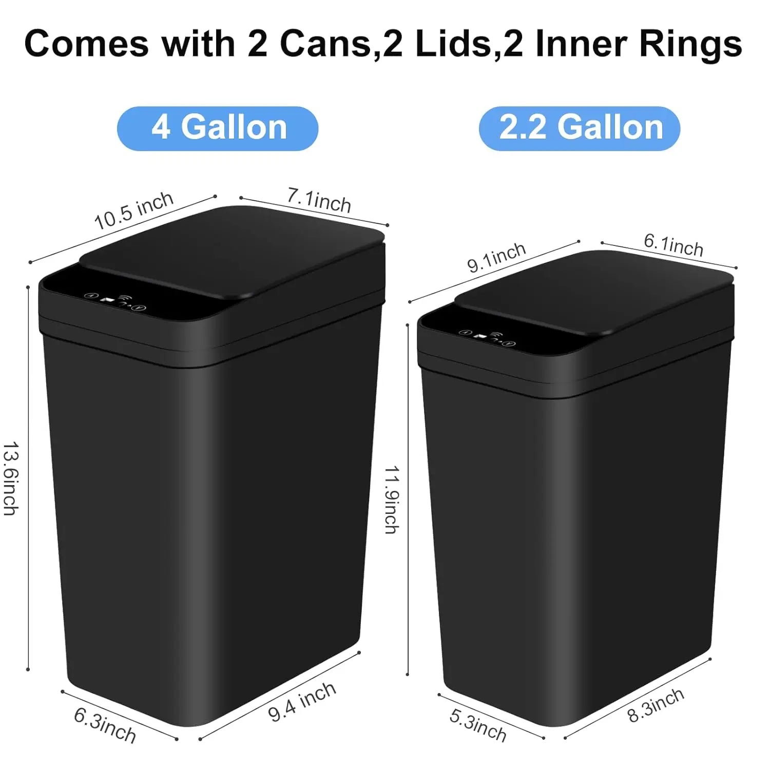Bathroom Touchless Motion Sensor Garbage Can