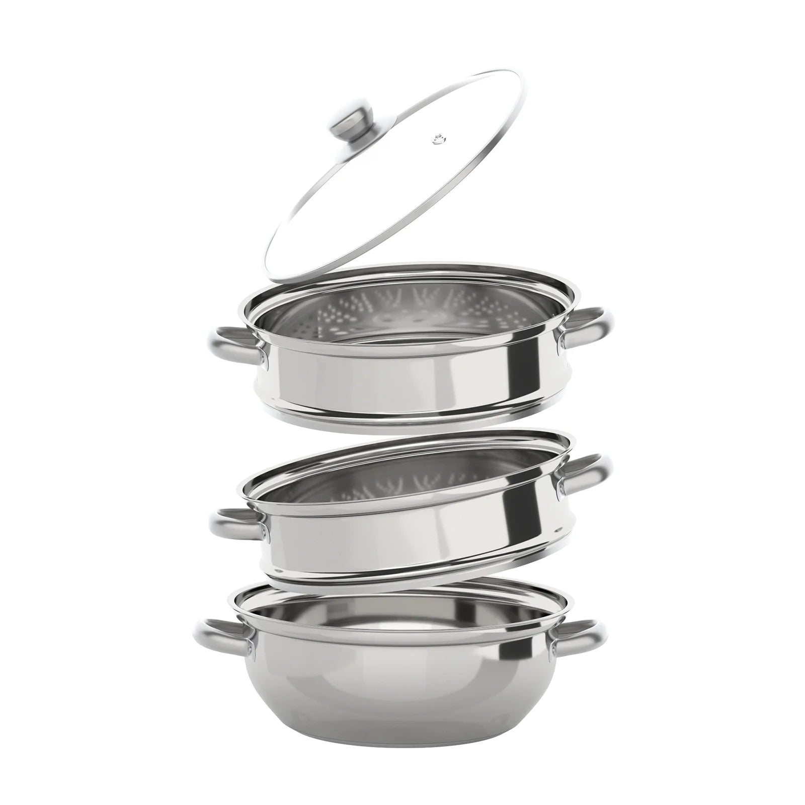 3-Tier Stainless Steel Steamer