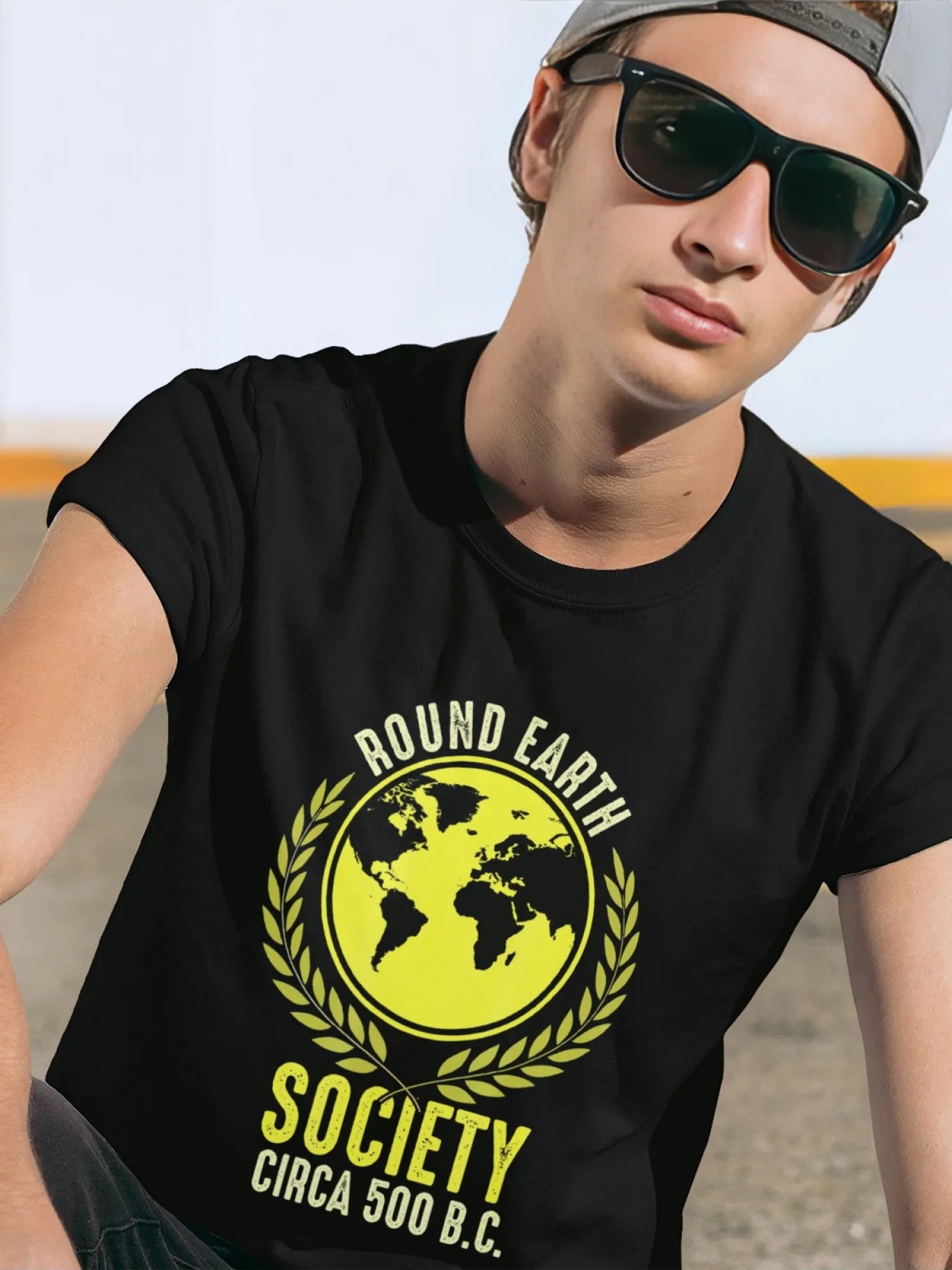 Summer Men's Front Printed Short Sleeve T-Shirt