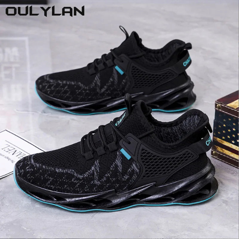 Men's Shoes Flying Weaving Beathable Mesh Cloth Shoes