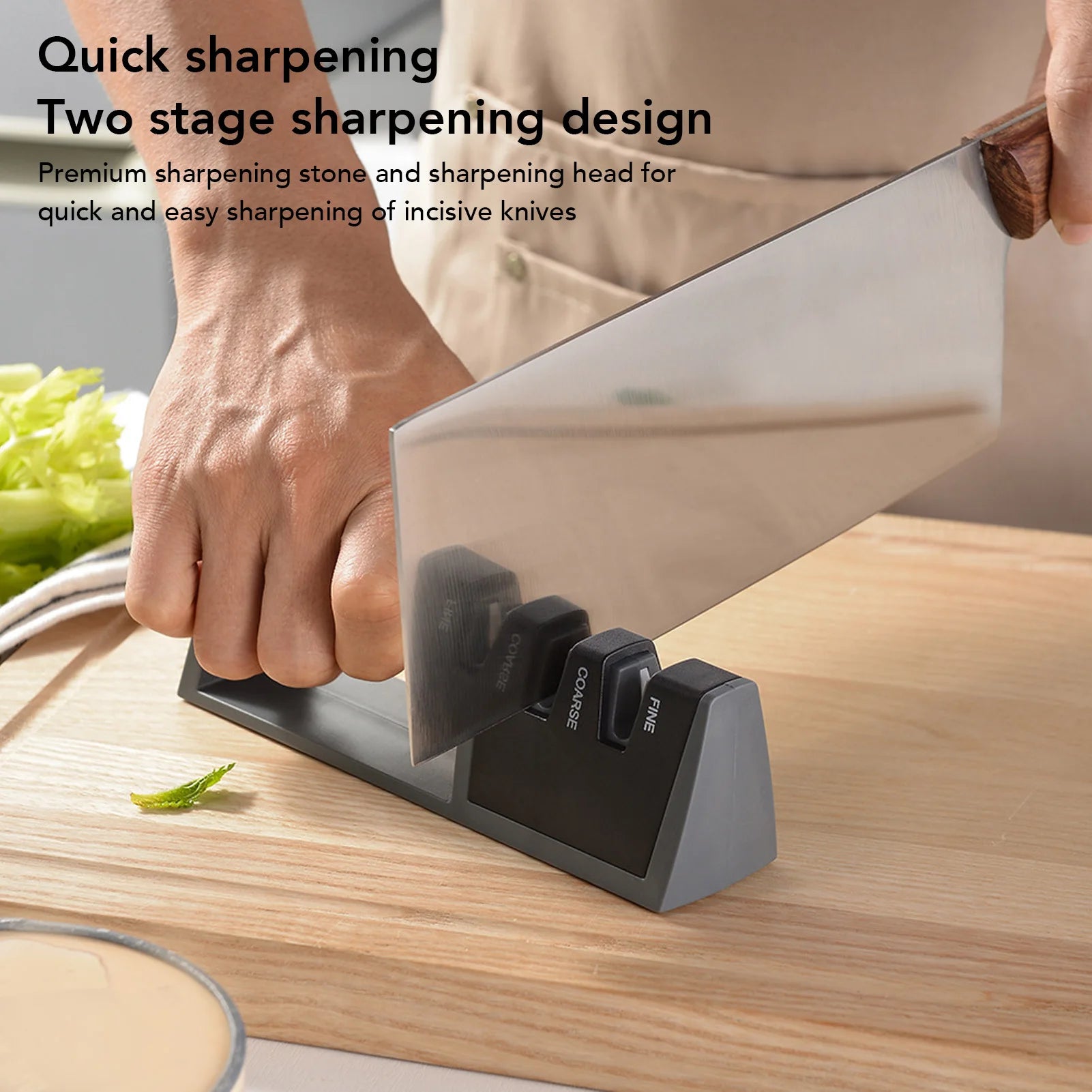 2 Stages Household Knife Sharpener