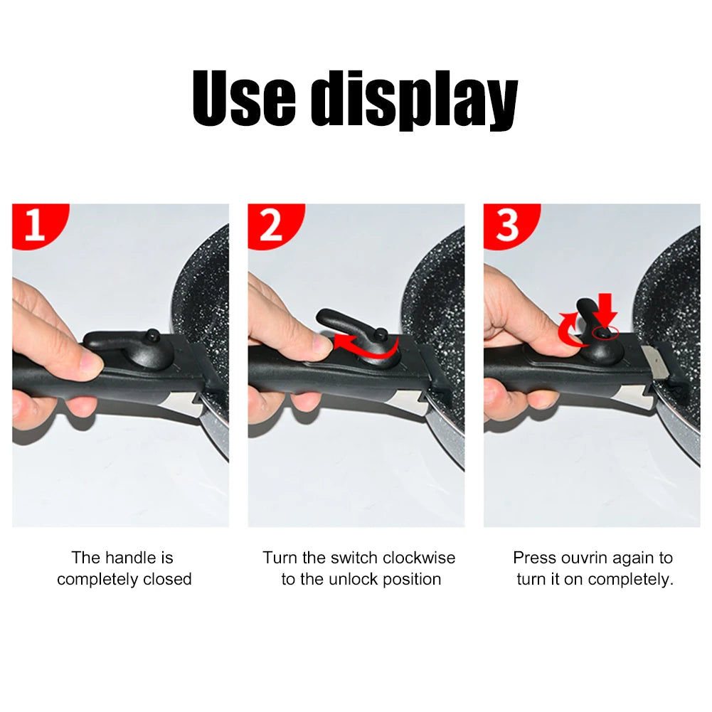 Kitchen Accessories Removable Pan Pot Handle for Cookware