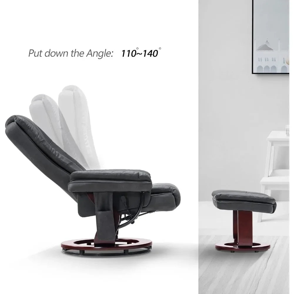 Recliner with Ottoman Accent Reclining Chair