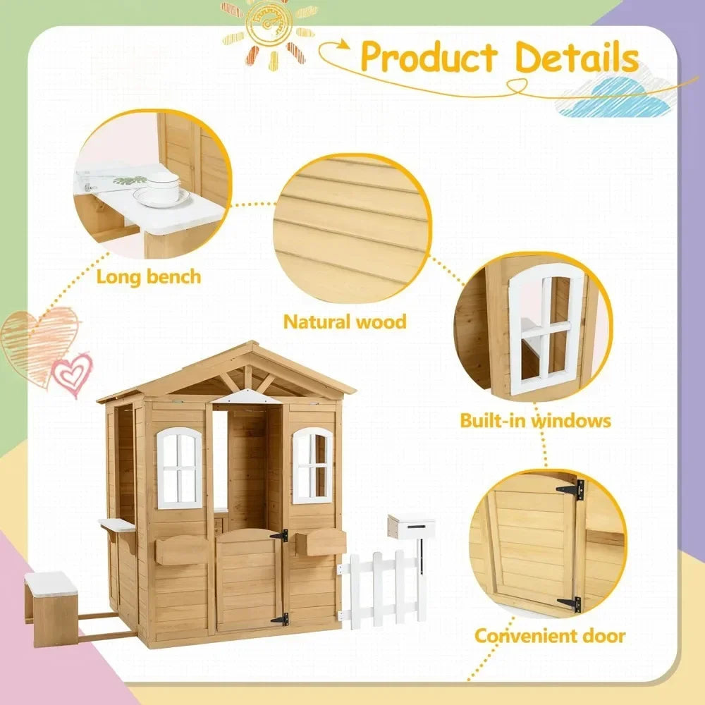 Playhouses, Outdoor Playhouse for Age 3-6 Years