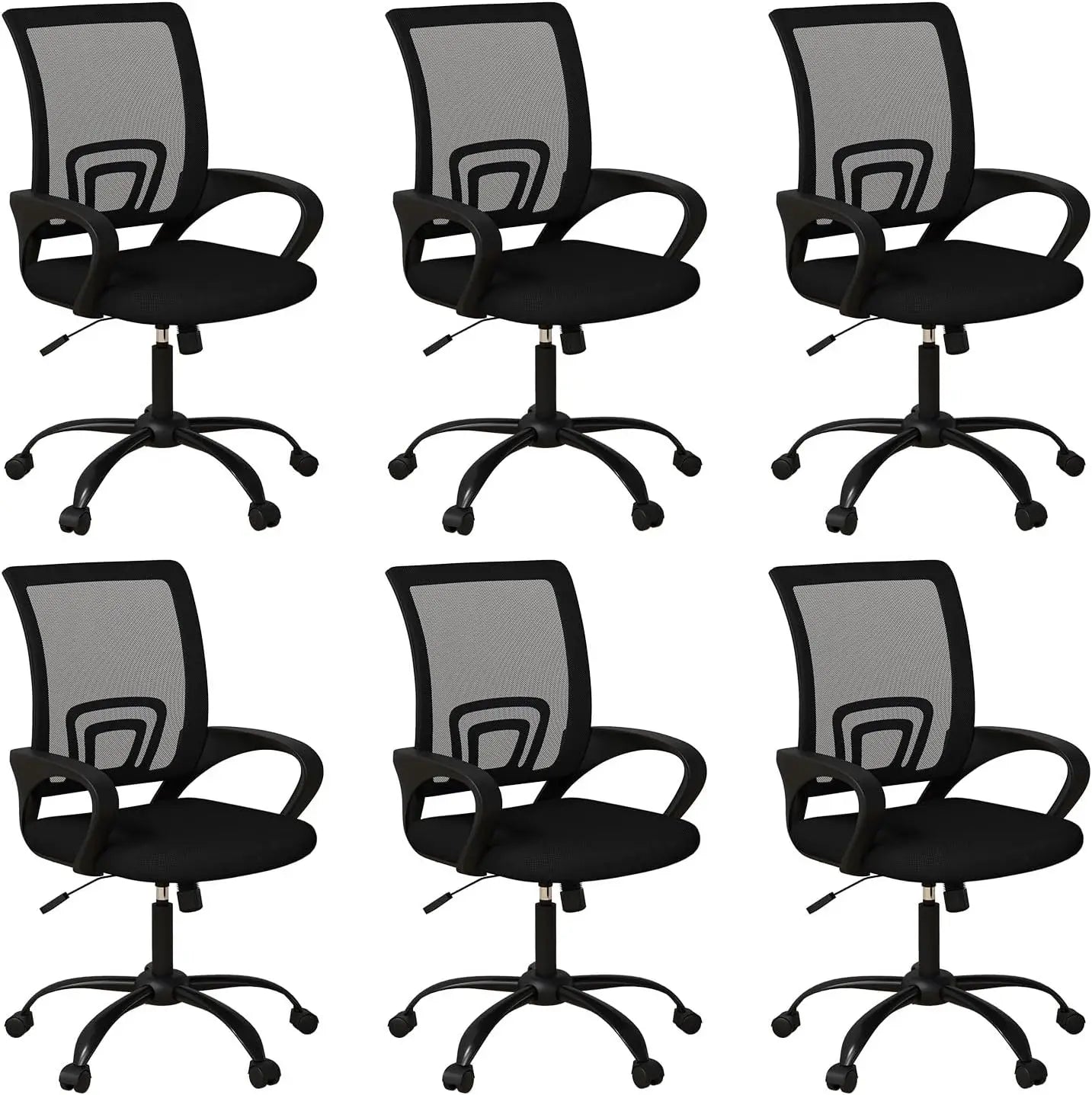 Home Ergonomic Swivel Rolling Height Adjustable Conference Chairs