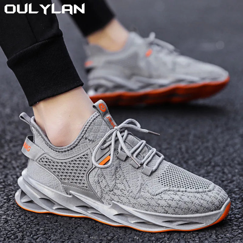 Men's Shoes Flying Weaving Beathable Mesh Cloth Shoes