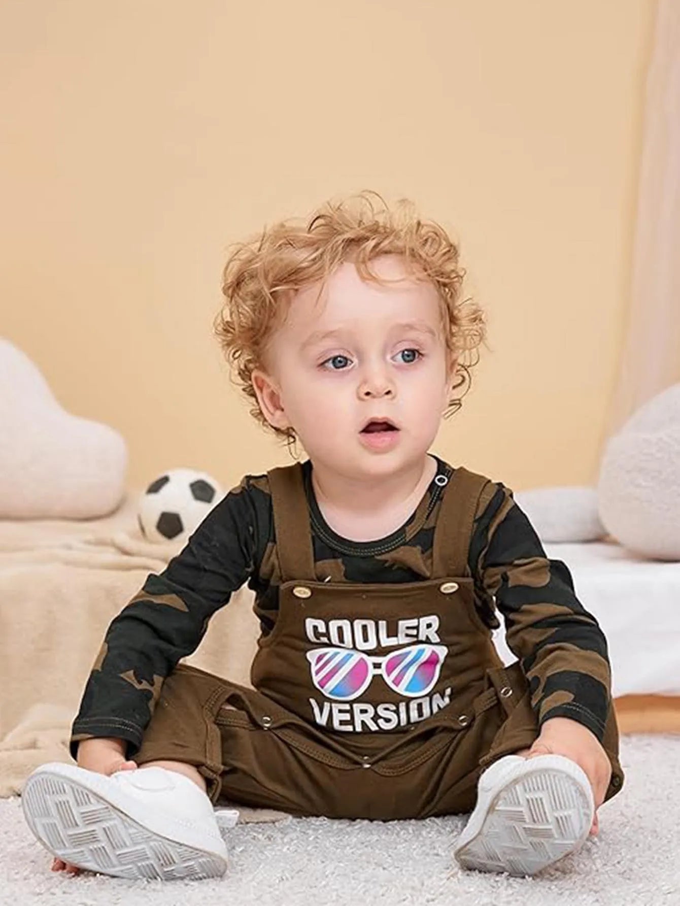 Baby Boy camouflage long-sleeved Set