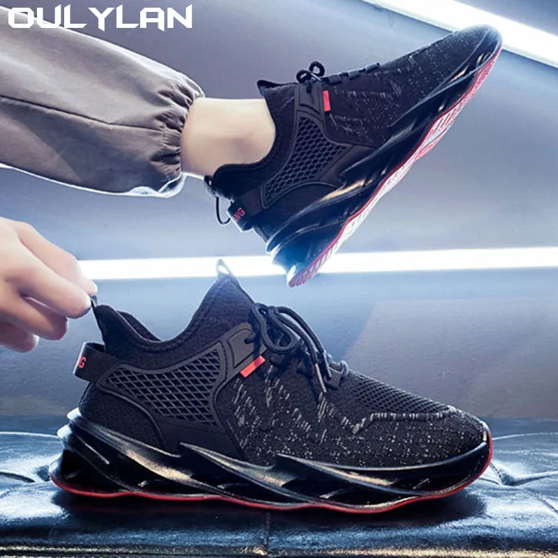 Men's Shoes Flying Weaving Beathable Mesh Cloth Shoes