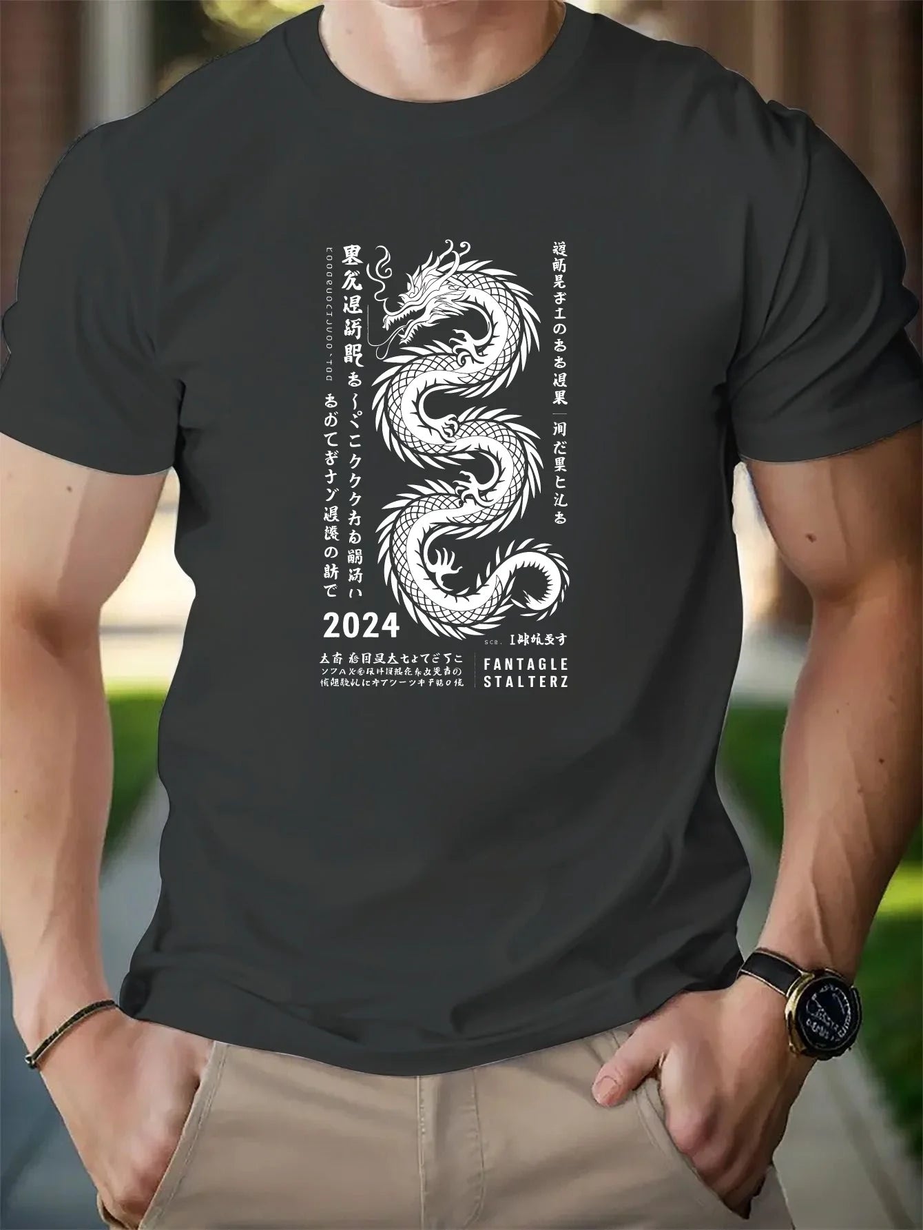Cotton short-sleeved T-shirt American fashion