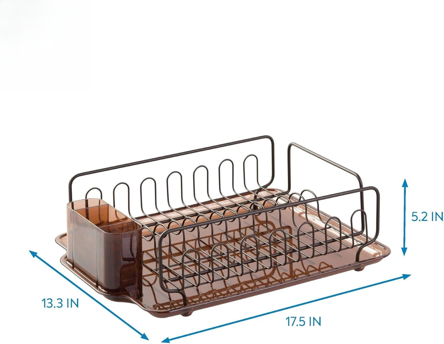 Dish Drainer Plastic Tray Kitchen Drying Rack