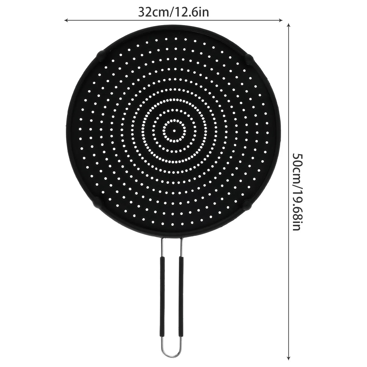 Handle Frying Oil Cooking Cover Kitchen Tools