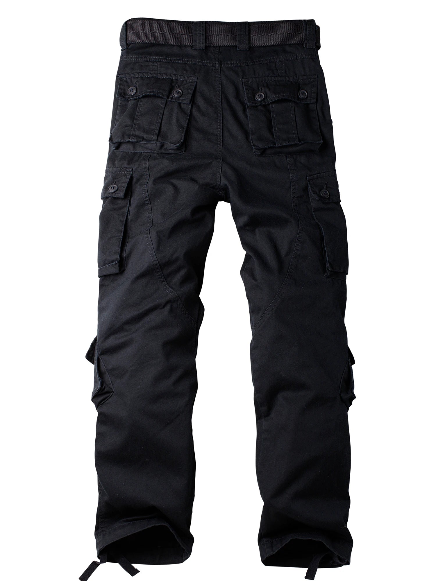 AKARMY Men's Comfortable Cotton Work Pants Multi Pocket
