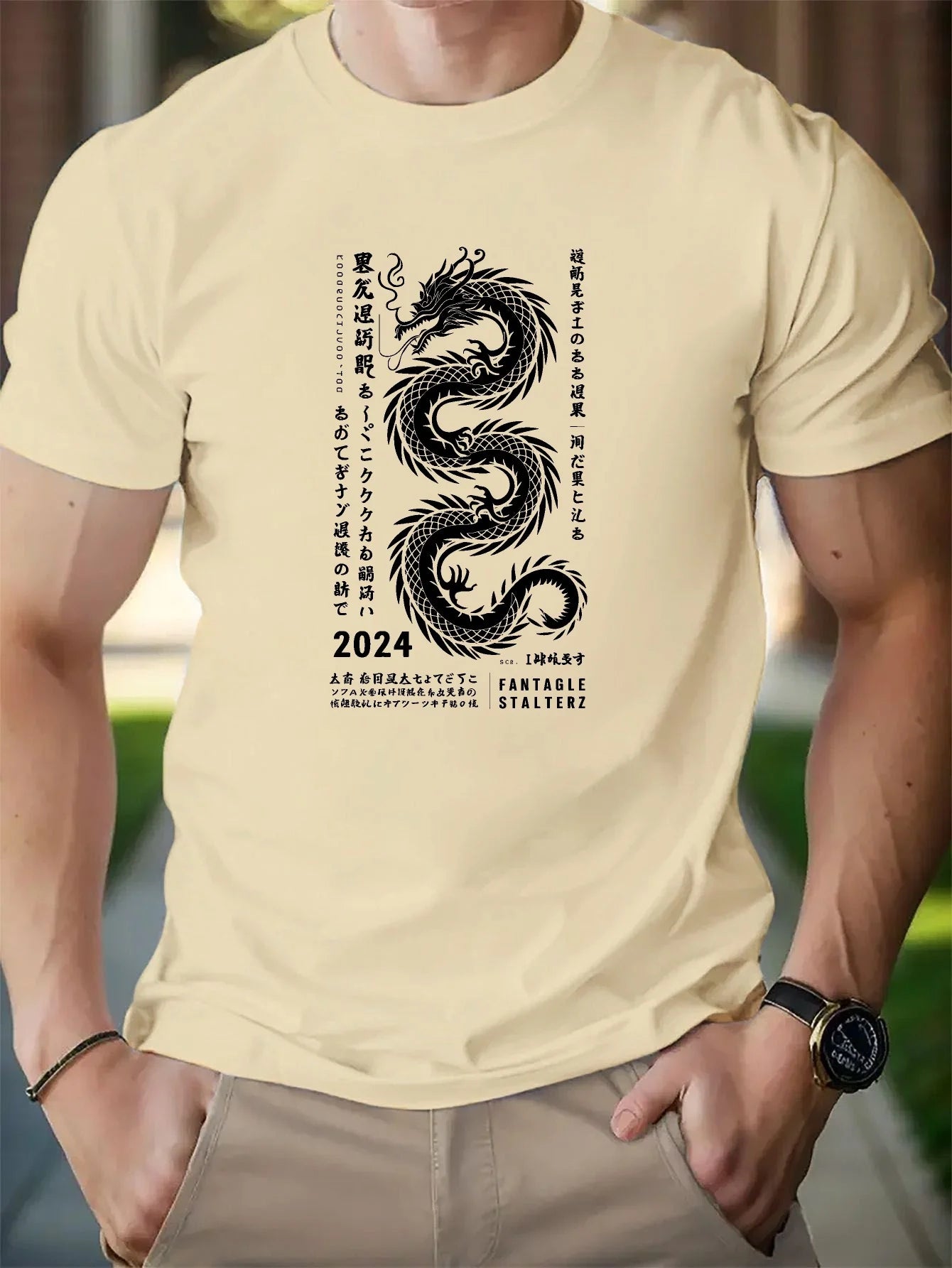 Cotton short-sleeved T-shirt American fashion