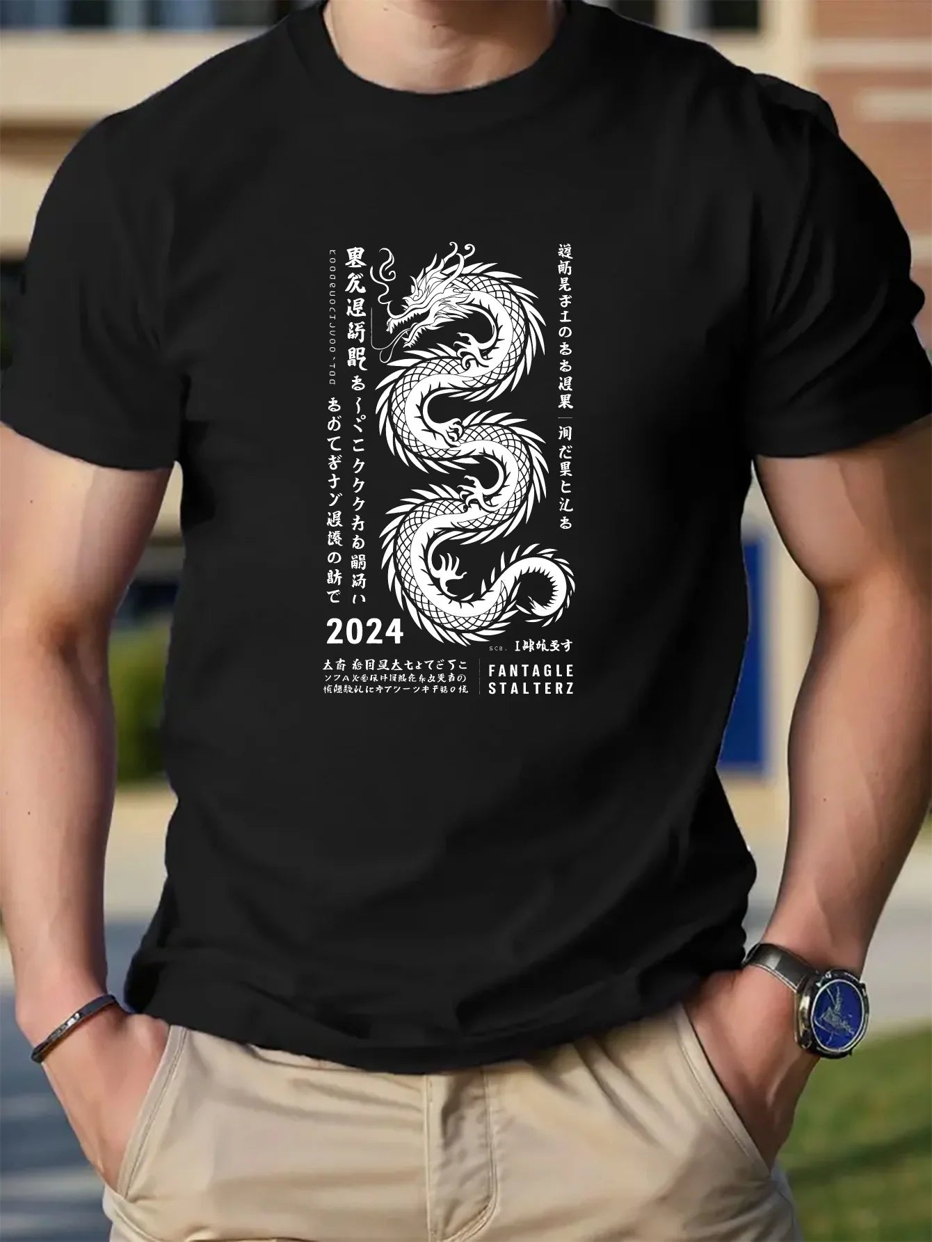 Cotton short-sleeved T-shirt American fashion