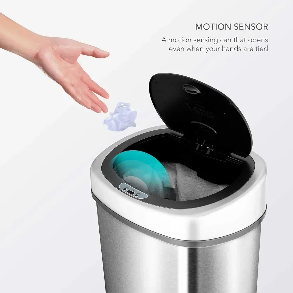 Automatic Touchless Infrared Motion Sensor Trash Can