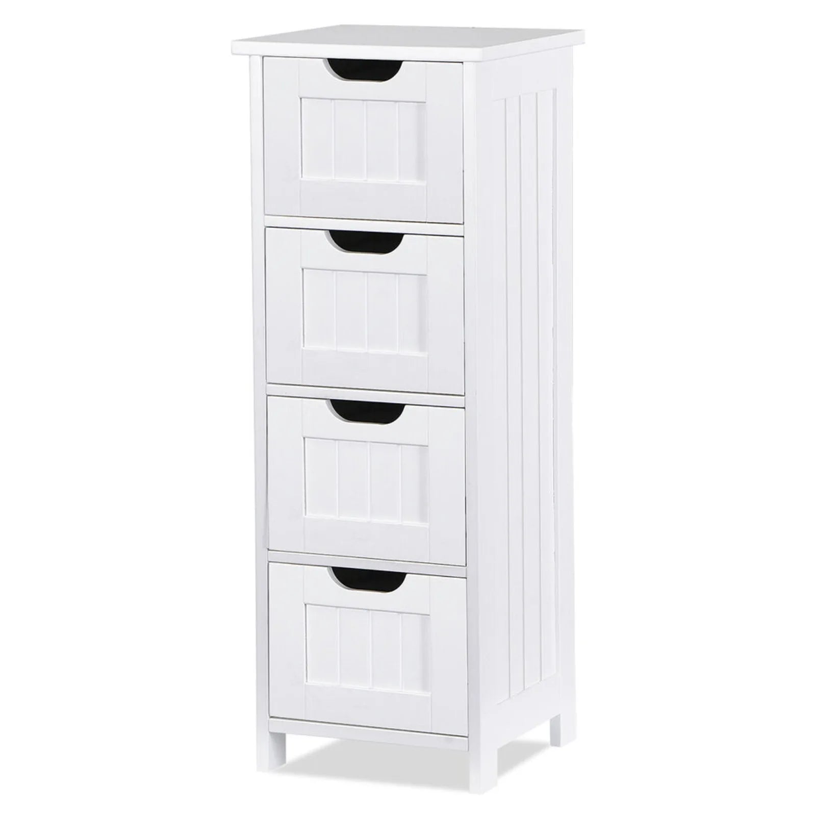US Freestanding Small Bathroom Cabinet Side Storage Organizer