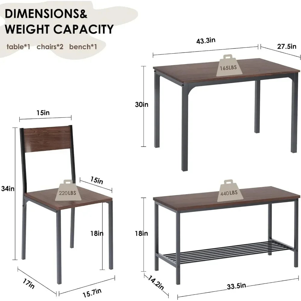 Dining Table Set of 4