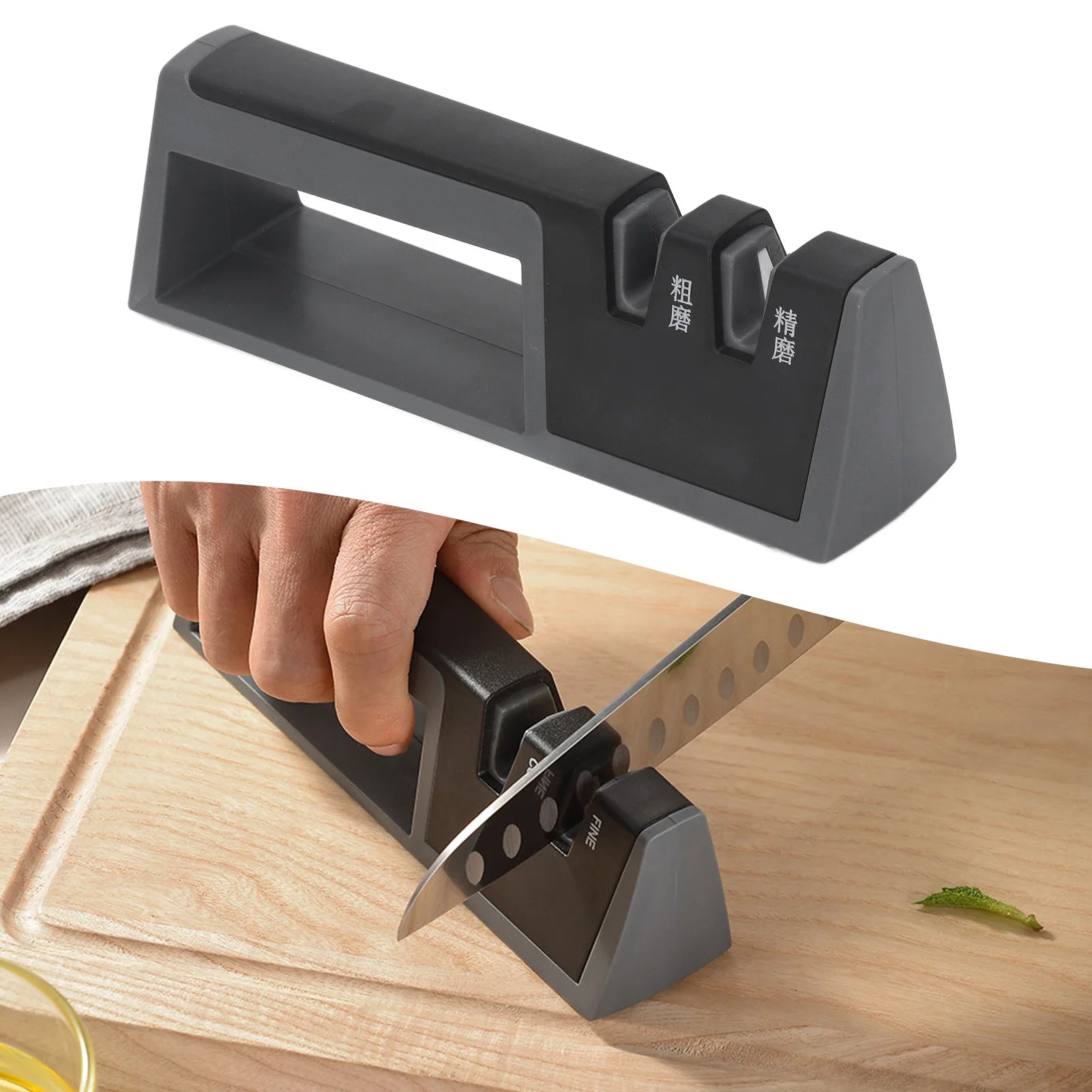 2 Stages Household Knife Sharpener