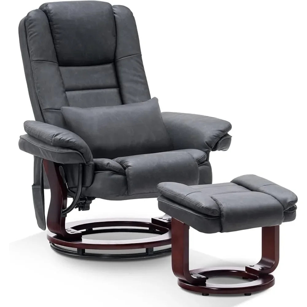 Recliner with Ottoman Accent Reclining Chair