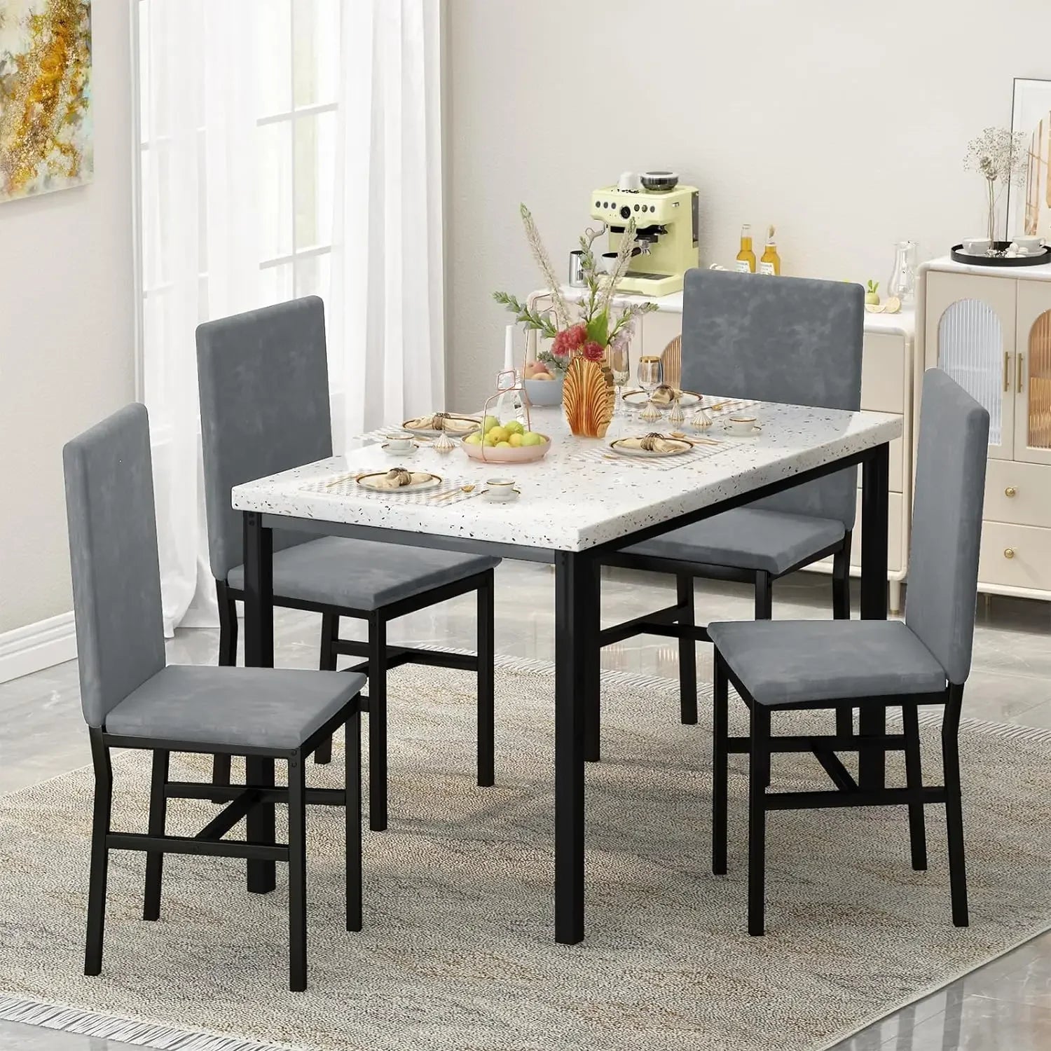 Dining Table Set for 4