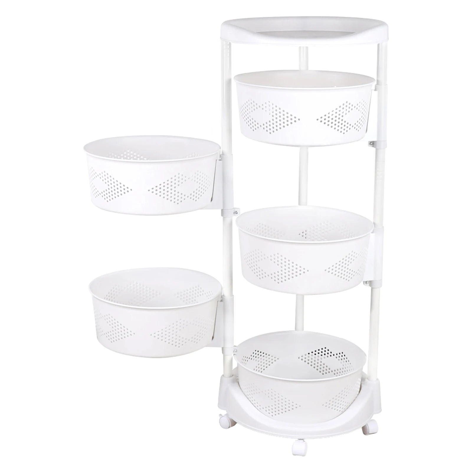 5 Layer Kitchen Rotating Organizer Rack