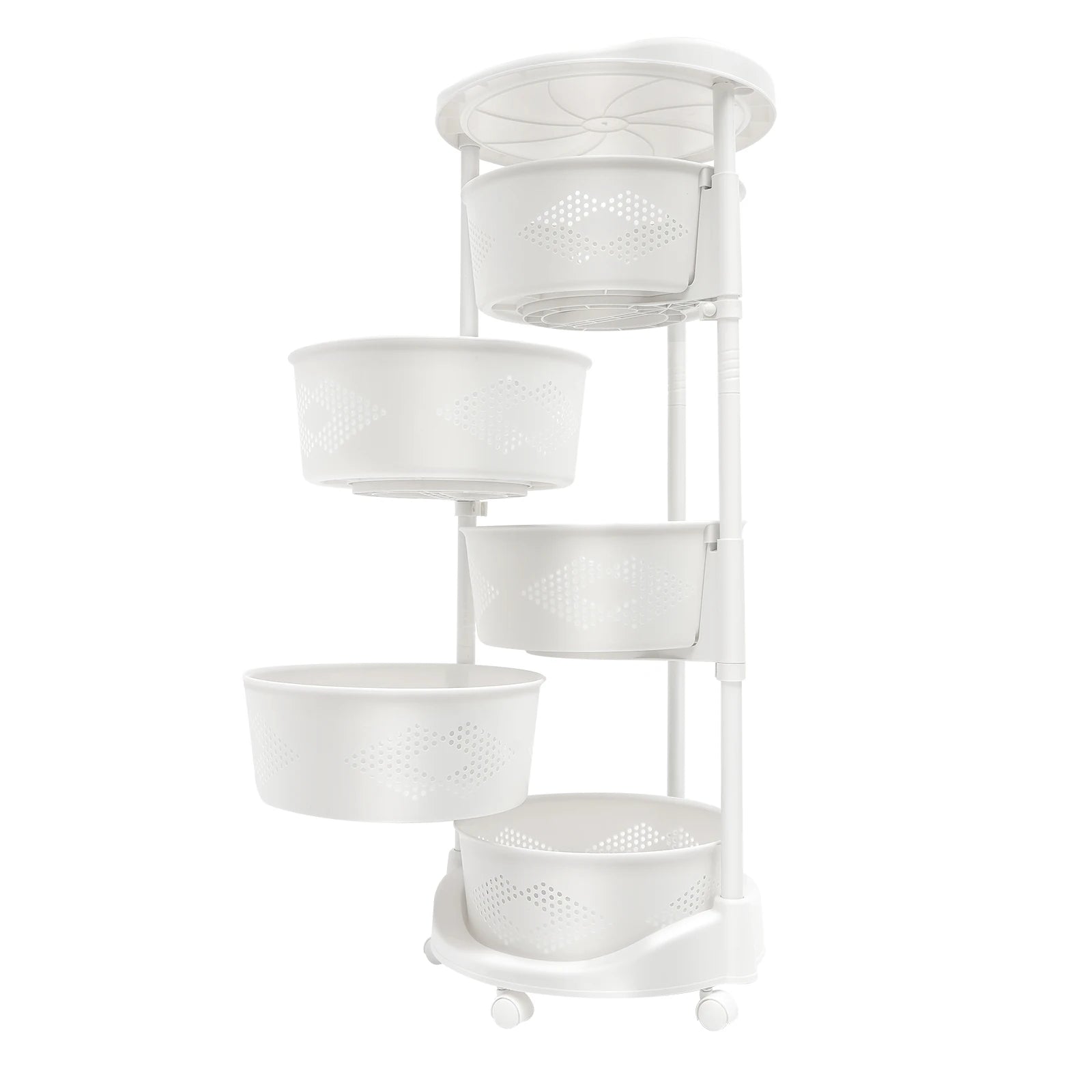 5 Layer Kitchen Rotating Organizer Rack