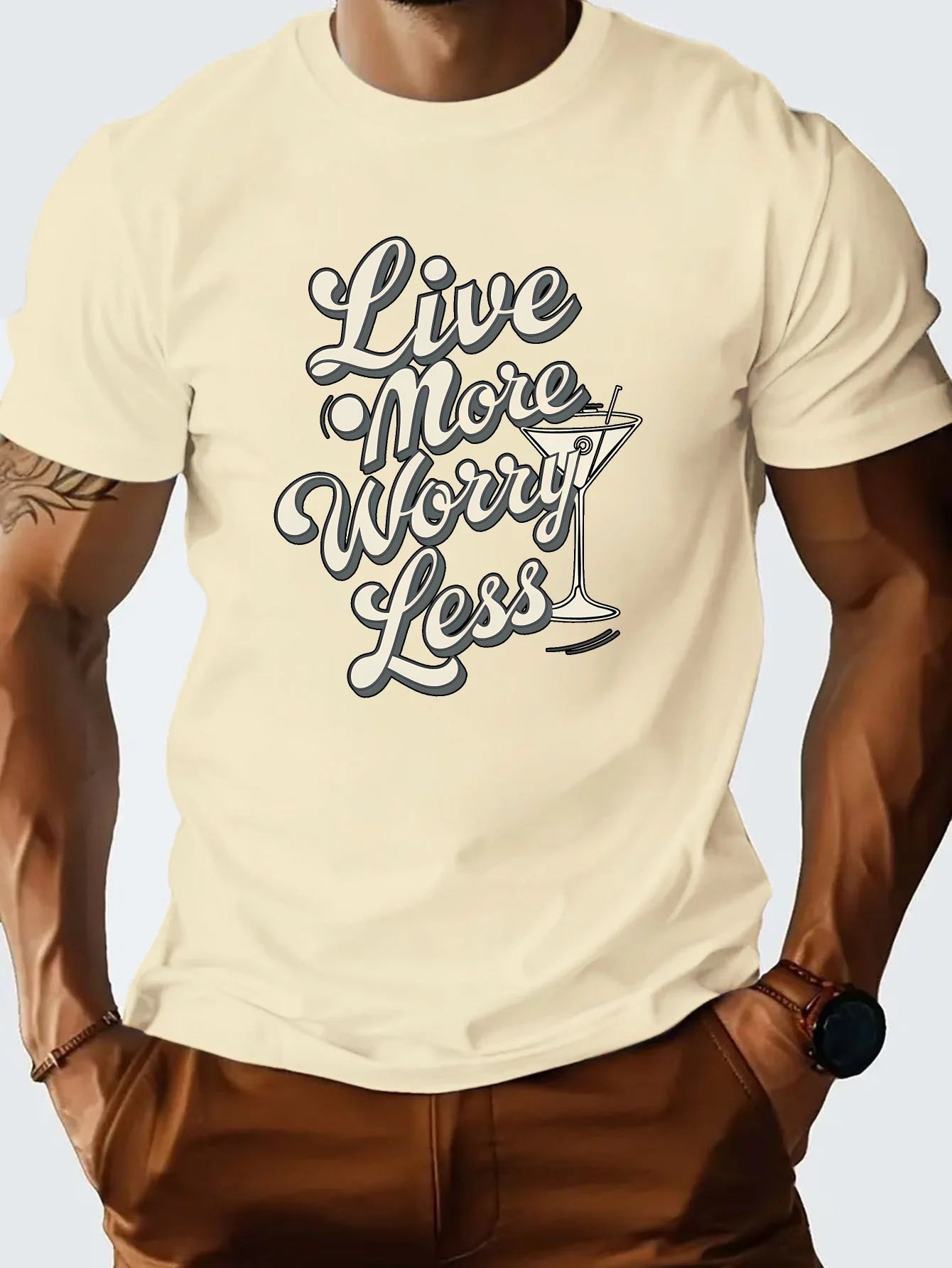 graphic Cotton short-sleeved T-shirt American fashion