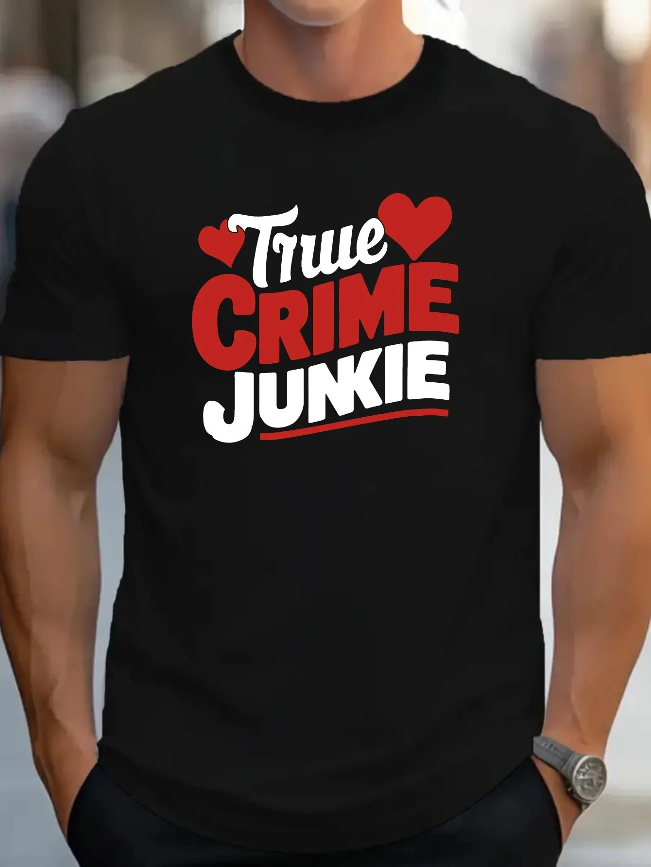 graphic Cotton short-sleeved T-shirt American fashion