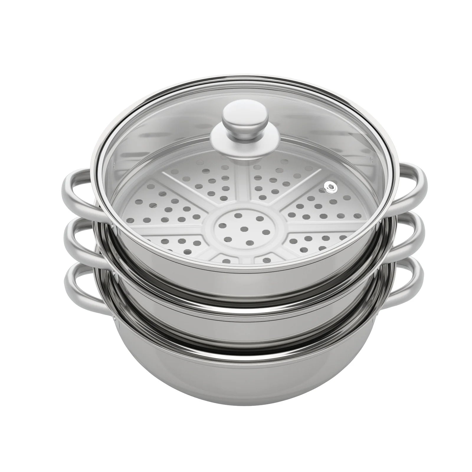 3-Tier Stainless Steel Steamer