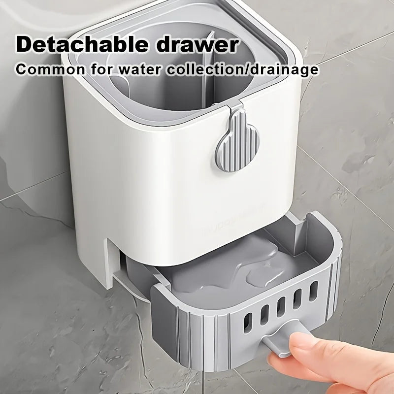 Wall-mounted toilet brush No dead Angle cleaning toilet