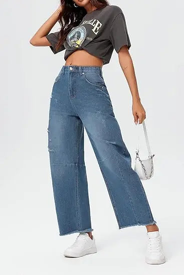 Women's Baggy Wide Leg Jeans