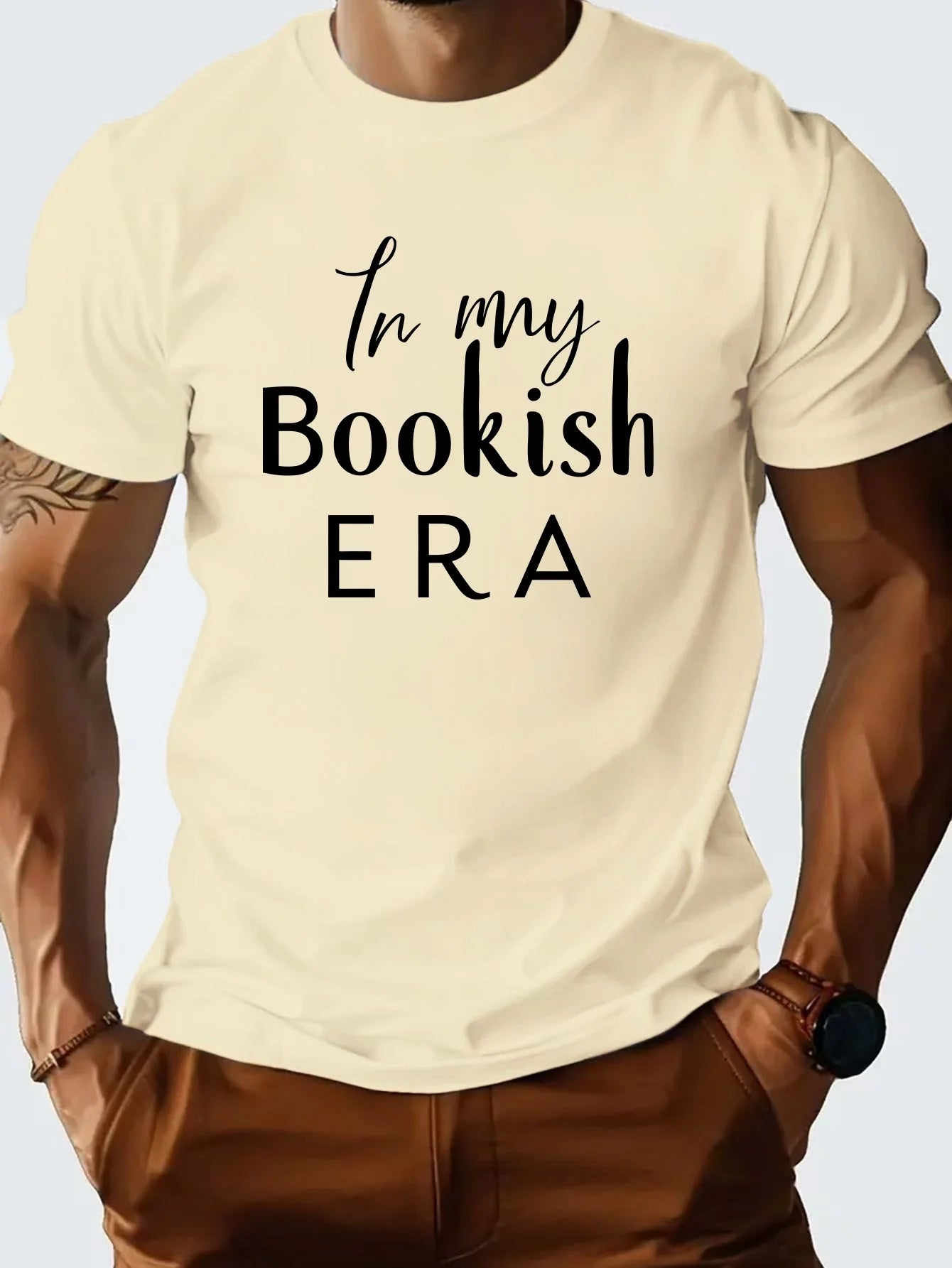 Fashion Print Cotton short-sleeved T-shirt American fashion