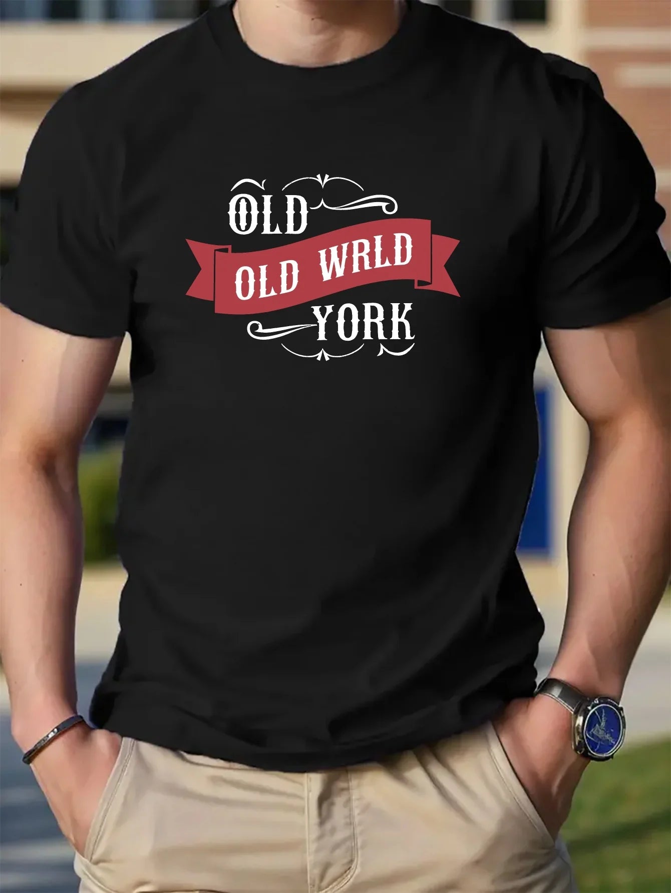 graphic Cotton short-sleeved T-shirt American fashion