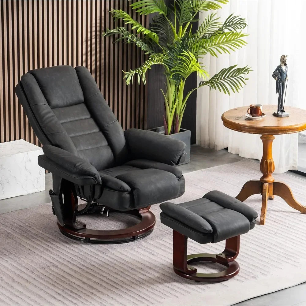 Recliner with Ottoman Accent Reclining Chair