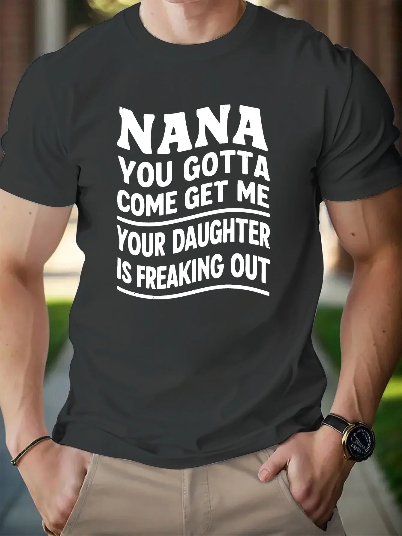 graphic Cotton short-sleeved T-shirt American fashion