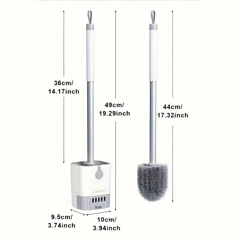 Wall-mounted toilet brush No dead Angle cleaning toilet